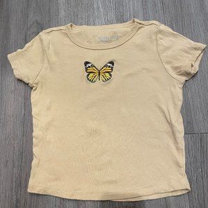 Cropped Butterfly Top
